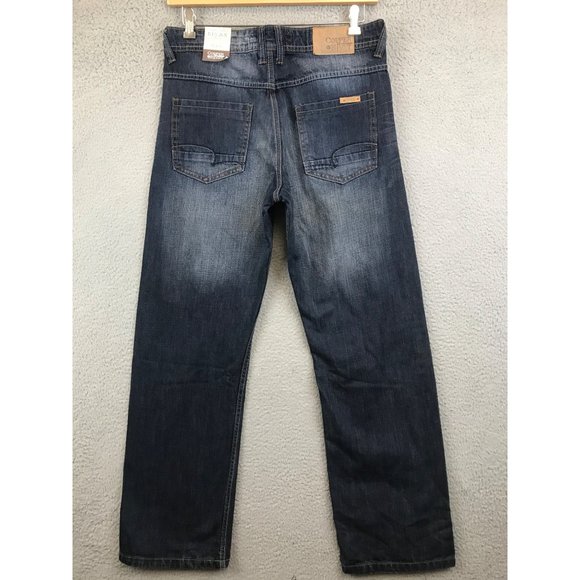 New Copper Rivet Relaxed Straight Jeans Mens size 32x32 - Picture 2 of 14